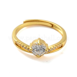 Регулируемые кольца из прозрачного циркония RJEW-L120-018G-01