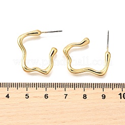 Серьги-гвоздики из нержавеющей стали 304&nbsp;EJEW-D307-01G