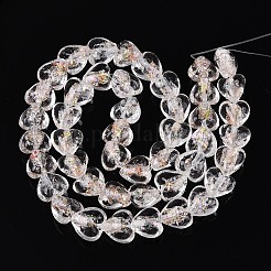 Handmade стеклянные бусины фольги&nbsp;FOIL-N029-09A