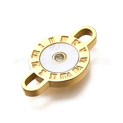 304 нержавеющая сталь лазерная резка римские цифры плоские круглые звенья соединительные подвески STAS-Q348-23G