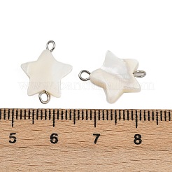 Подвески-звездочки из натуральных ракушек&nbsp;X1-STAS-D378-26P