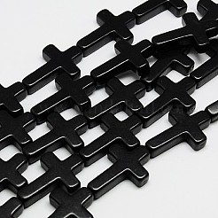 Синтетических нитей бирюзовые бусы&nbsp;X-TURQ-G112-15x20mm-10