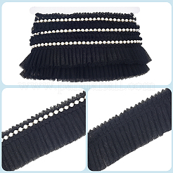 5 Yards Polyester-Spitzenband&nbsp;SRIB-GF0001-74C