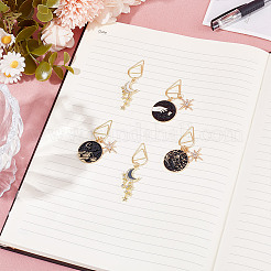 5 шт. металлические скрепки для бумаг&nbsp;AJEW-OC00031