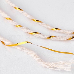 Cordon en coton macramé 2 pli&nbsp;OCOR-WH0032-02A
