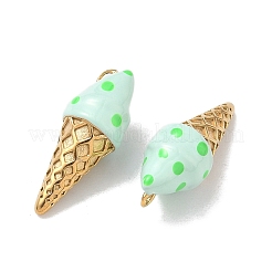 Подвески из нержавеющей стали 304 с эмалью&nbsp;STAS-K295-49G-02