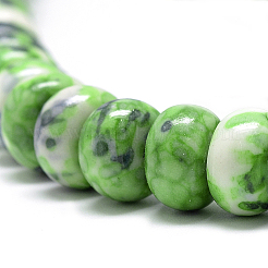 Синтетический океан белого нефрита бисер пряди&nbsp;LS-G-S257-5x10mm-11