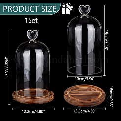 Стеклянный купол&nbsp;AJEW-WH0083-28A