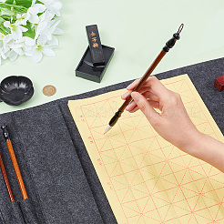 Chinesische Kalligrafie-Filz-Aufrollmatte&nbsp;AJEW-PH0004-45