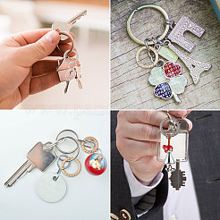 12 шт. 6 стиля сплава поворотное пружинное затворное кольцо FIND-CA0007-96