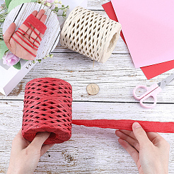 Лента из бумаги рафия длиной 200 м. OCOR-WH20003-02C