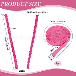 1 комплект женской свадебной молнии для замены&nbsp;DIY-BC0009-93A