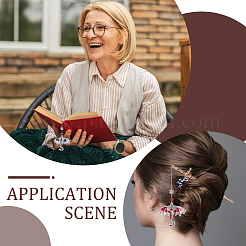 3 шт. 3-цветный акриловый дракон с мечом из цинкового сплава&nbsp;HJEW-UN00080