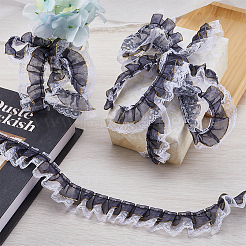 10 м полиэстеровых кружевных лент в горошек&nbsp;OCOR-GF0003-35C