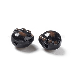 Ручной печатный шарики фарфора PORC-F006-01G