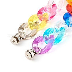 Акриловая цепочка для телефона с цепочкой HJEW-JM00504-05