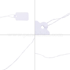 Белые прямоугольники ювелирные ценники&nbsp;TOOL-C003-02