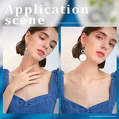 20 шт. 2 размера фурнитуры для сережек-полукольцов из нержавеющей стали 304 STAS-BBC0002-22