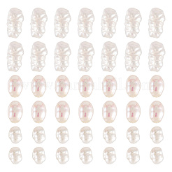 60 шт. 3 вида бусин из натурального культивированного пресноводного жемчуга PEAR-TA0001-15