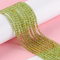 Natürlichen Peridot Perlen Stränge&nbsp;G-K313-B01-02