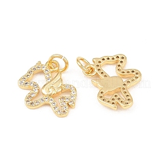 Латунные микро проложить кубического циркония подвески&nbsp;KK-C162-033G