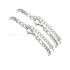 2шт. браслеты из сплава с эмалевыми звеньями&nbsp;BJEW-JB12952