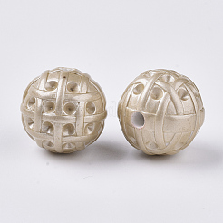 Окраска распылением непрозрачные акриловые бусины со стразами&nbsp;MACR-T035-010D