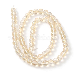 Прозрачные стеклянные бусины гальваническим пряди&nbsp;GLAA-T032-T6mm-C11