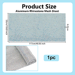 Aluminium-Strass-Netzplatten&nbsp;DIY-WH0816-125