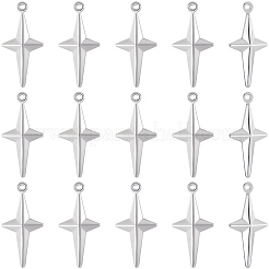 100 шт. подвески из нержавеющей стали 304. подвеска в виде звезды&nbsp;STAS-BBC0008-67