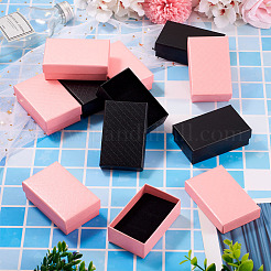 Прямоугольная картонная бумажная шкатулка для драгоценностей&nbsp;CON-TAC0015-01A