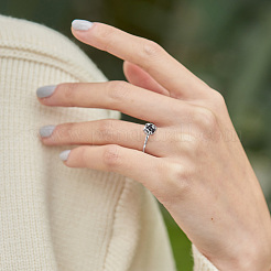 6 шт. 3-х стильные регулируемые латунные кольца для пальцев KK-PH0005-22