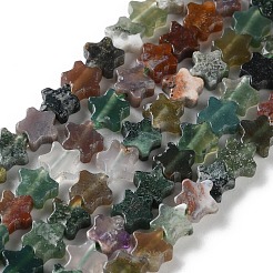 Природного индийского агата бисер нитей&nbsp;G-G085-B48-02