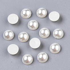 Абс пластмассовые имитационные жемчужные кабошоны&nbsp;SACR-S738-6mm-Z24