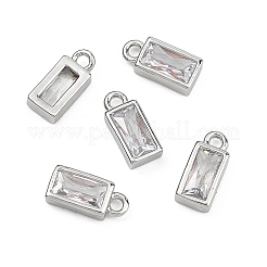 Ciondoli Shegrace in ottone con zirconi cubici trasparenti&nbsp;XGRQ2O124-427P