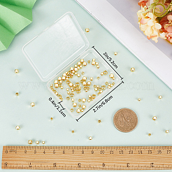 150шт 3 стильные латунные бусины KK-CN0002-71G