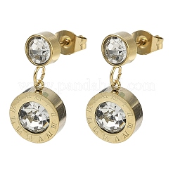 Серьги-гвоздики из нержавеющей стали 304&nbsp;EJEW-D350-03G