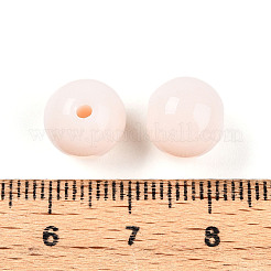 Perles de verre opaques de couleur unie&nbsp;X1-GLAA-N007-10mm-A01