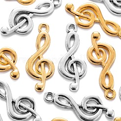 Подвески со скрипичным ключом из сплава в тибетском стиле FIND-FS0001-11M