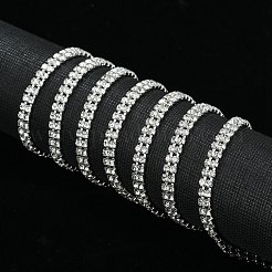 Chaînes en laiton avec strass&nbsp;CHC-WH0002-01S