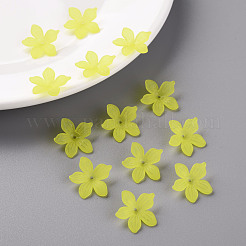 Матовые акриловые колпачки из бисера MACR-S371-05A-717