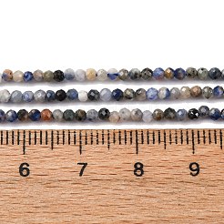 Природный содалит бисер нитей G-RM241221-A5