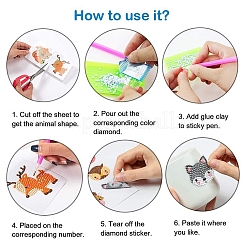 DIY-Diamantmalerei-Aufkleber-Kits&nbsp;DIAM-PW0001-193N