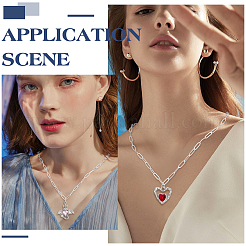 11.25 м латунные цепочки из скрепок&nbsp;CHC-BC0001-27S