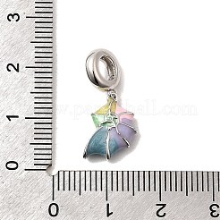 925 европейский подвесной брелок из стерлингового серебра&nbsp;STER-Z013-02P-01