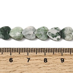 Натуральные зеленые пятна яшмовых нитей G-M403-A22-03