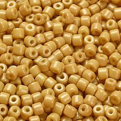 Стеклянные бусины с перламутровым эффектом для выпечки&nbsp;SEED-C001-04A-14