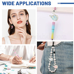 8 шт. 8-цветные бусины из сплава с микропаве из кубического циркония&nbsp;ALRI-CA0001-15