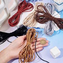 30m 6色ポリエステル伸縮コード  ラウンド  ミックスカラー  2.5mm  約5.47ヤード（5m）/色&nbsp;EC-TA0001-07A