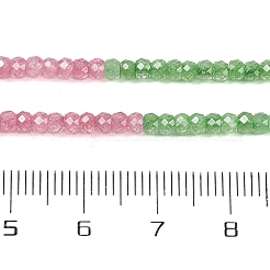Filo di zirconi cubici di colore sfumato trasparente&nbsp;ZIRC-NH0002-01H